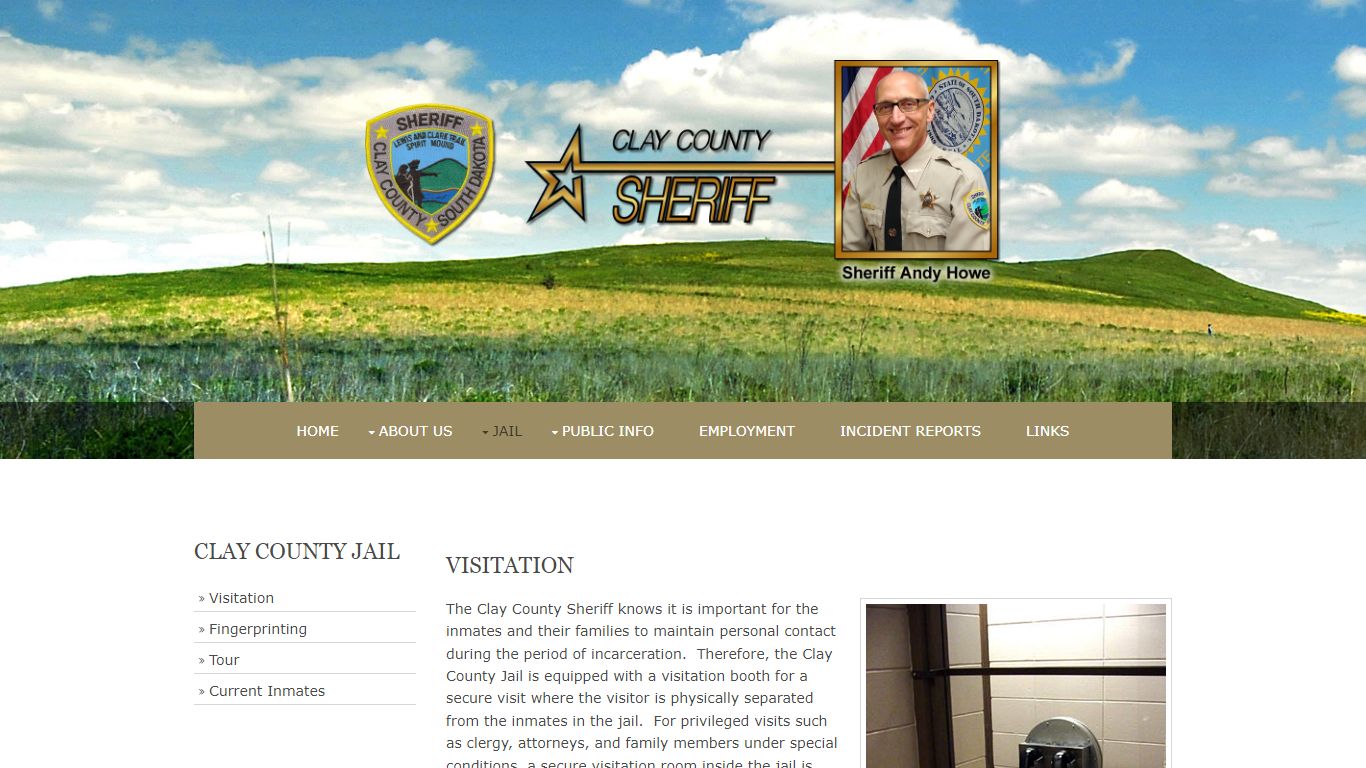 Visitation - Clay County, SD Sheriff